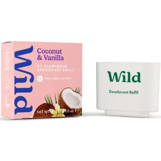 Wild Natural Deodorant Refill Coconut & Vanilla