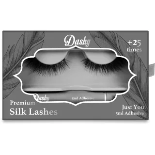 Dashy Premium Silk Lashes + Adhesive Just You