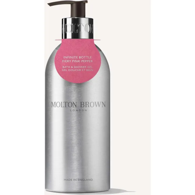 Molton Brown Infinite Bottle Fiery Pink Pepper Bath & Shower Gel