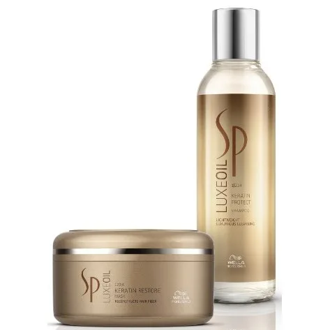 Wella Professionals SP Luxeoil Keratin Protect Shampoo + Mask