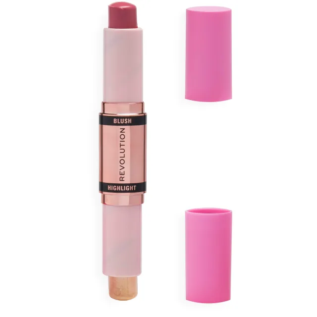 Revolution Beauty London Blush & Highlight Stick Mauve Glow