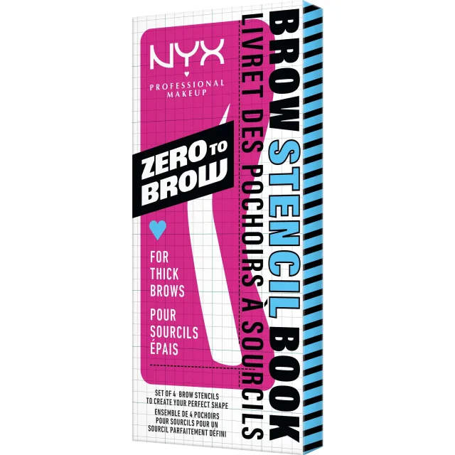 NYX Professional Makeup Zero to Brow Stencil Thick Brows