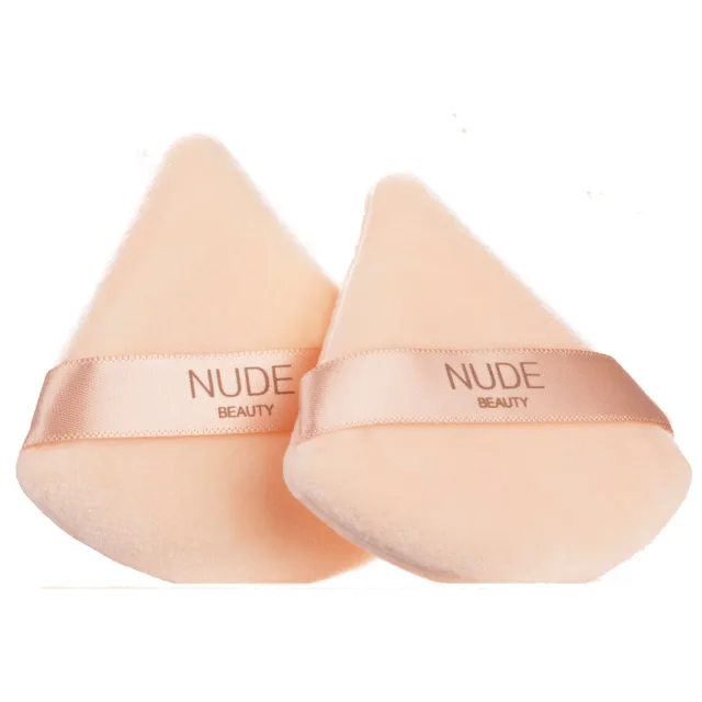 Nude Beauty Triangle Powder Puff Duo