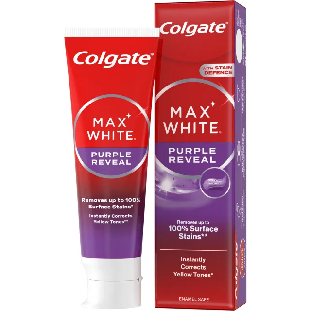 Colgate Toothpaste Max White Purple