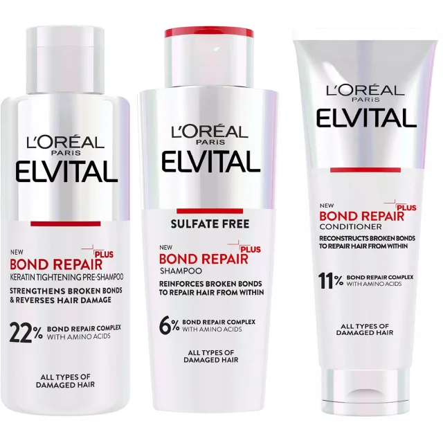 L'Oréal Paris Elvital Bundle Shampoo & Conditioner & Rescue Pre-Shampoo