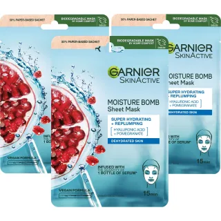 Garnier Pomegranate Sheet Mask Trio