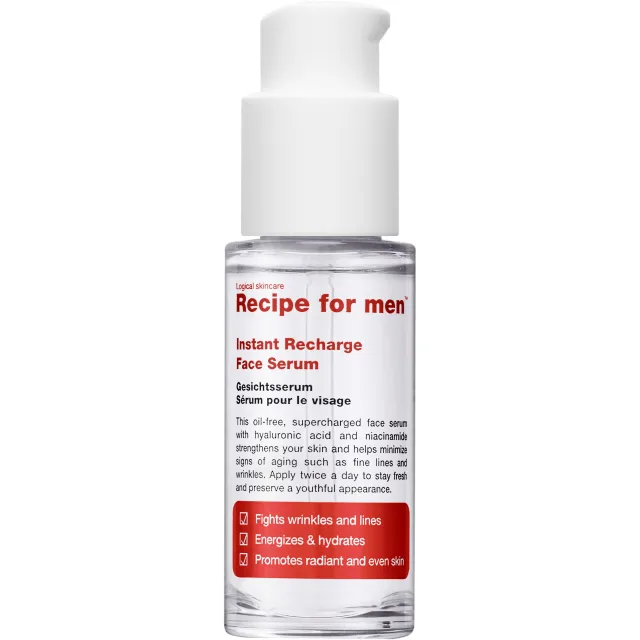 Recipe for men Instant Recharge Face Serum