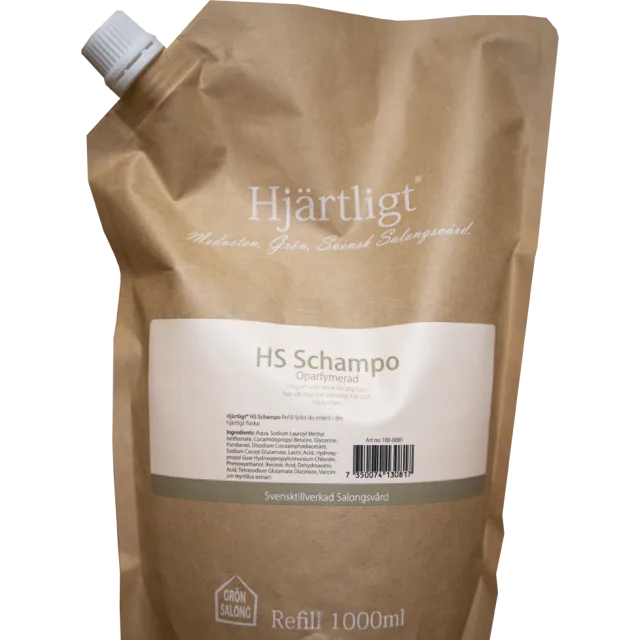 Hjärtligt Högsensitiv Schampo Refill