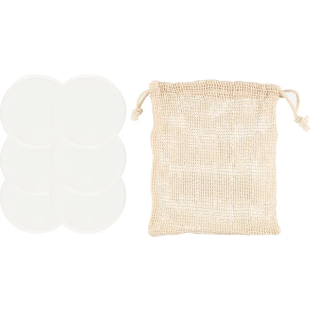 Mineas Bamboo Face Pads White