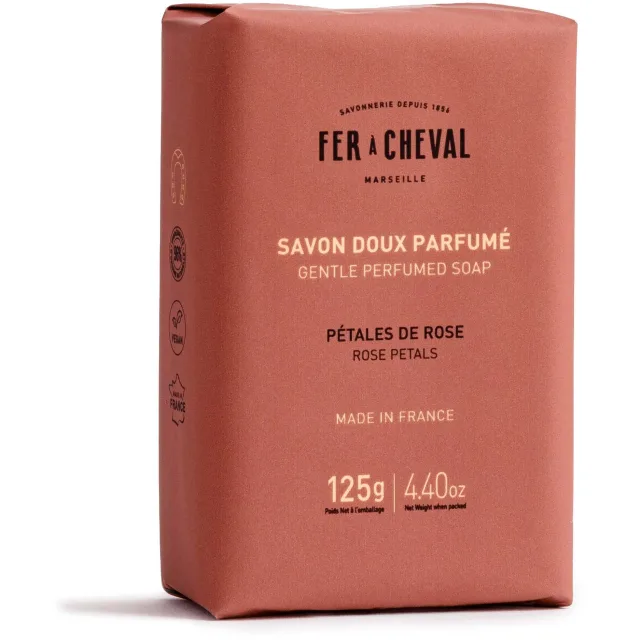 Fer à Cheval Rose Petals Solid Soap