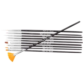 Neonail Set of 10 synthetic brushes