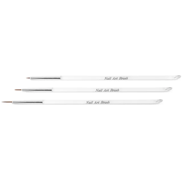 Neonail Set of 3 nailart brushes