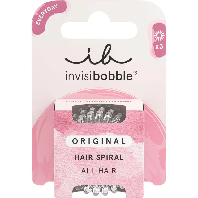 Invisibobble Everyday Hair Spiral Crystal Clear