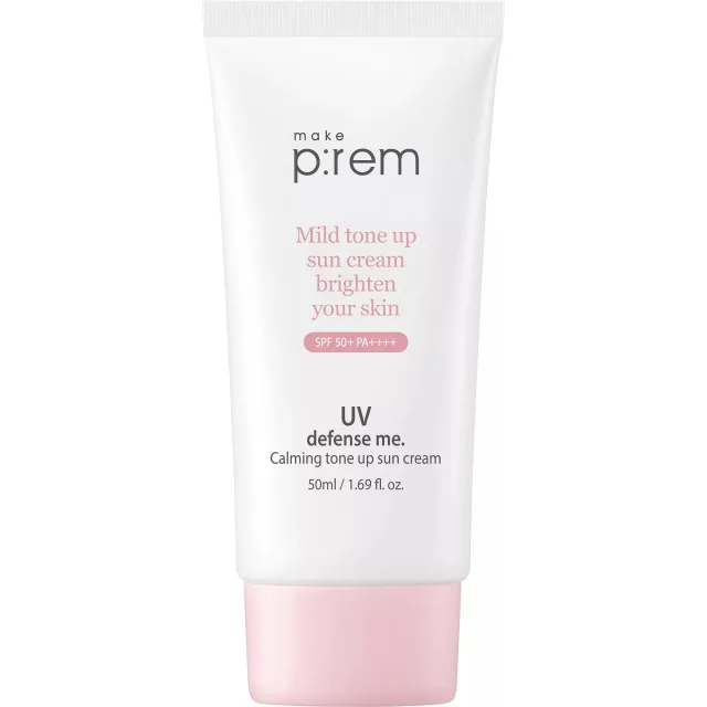 Make P:rem UV defense me. Calming tone up sun cream