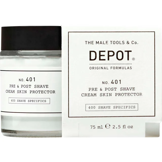 Depot Male Tools No. 401 Pre & Post Shave Cream Skin Protector
