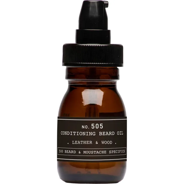 Depot Male Tools No. 505 Conditioning Beard Oil Leather & Wood