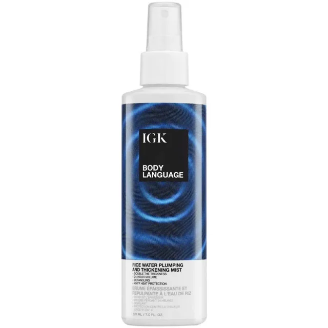 IGK Body Language Rice Water Plumping and Thickening Mist