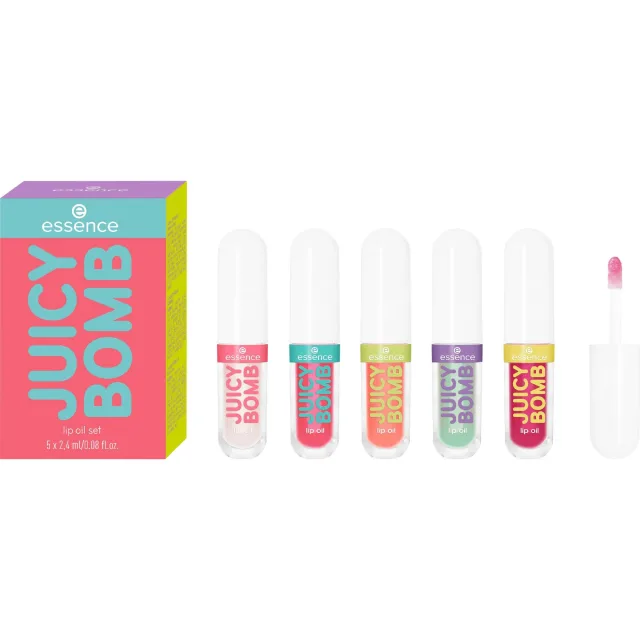 essence JUICY BOMB Lip Oil Set