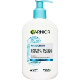 Garnier Hyaluron Barrier Protect Cream Cleanser For Dry Skin