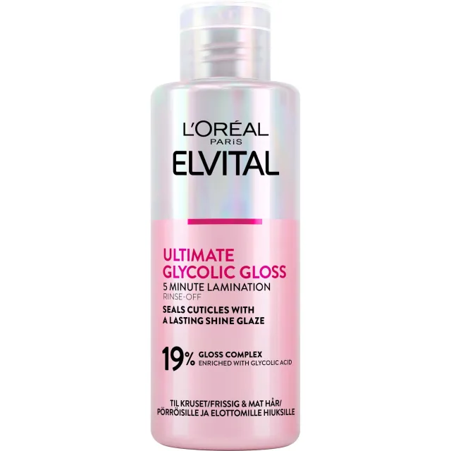 L'Oréal Paris Elvital Glycolic Gloss Ultimate Rinse-Off Treatment For Dull Hair