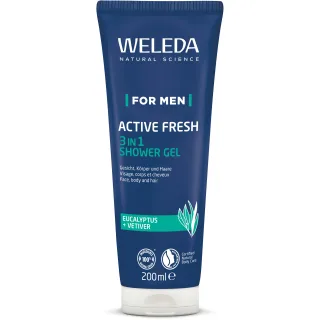 Weleda For Men Active Fresh 3in1 Shower Gel