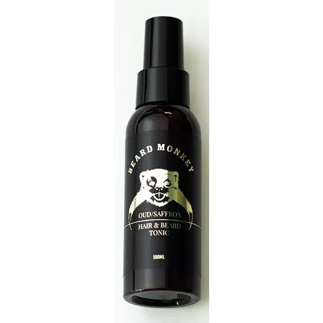 Beard Monkey Hair & beard tonic Oud Saffron