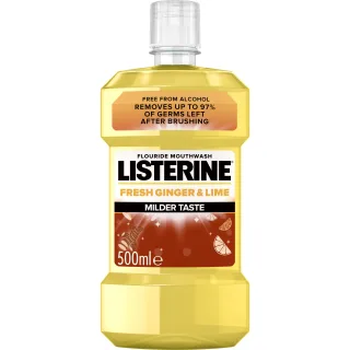 Listerine Milder Taste Mouthwash Fresh Ginger & Lime