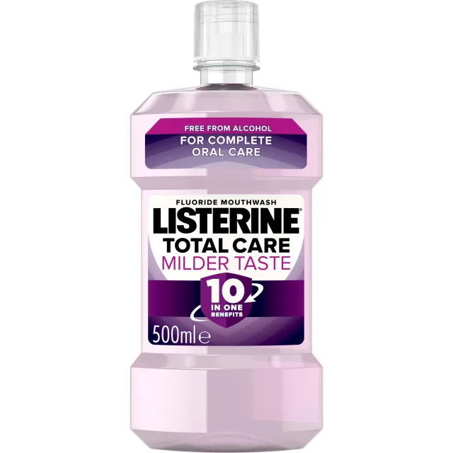 Listerine Milder Taste Mouthwash Total Care