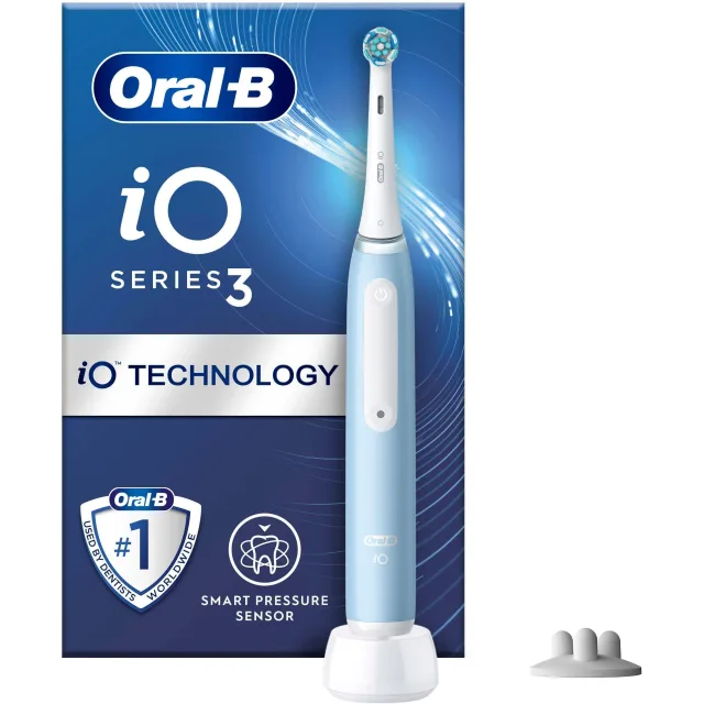 Oral B iO 3S Electric Toothbrush Designed By Braun Blue