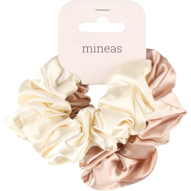 Mineas Scrunchie satin Cream/beige