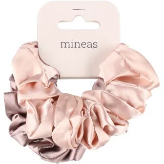 Mineas Scrunchie satin Dusty lilac/Rose