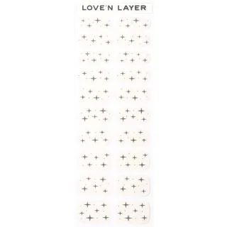 Love'n Layer Starburst Shiny Silver