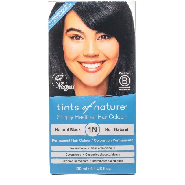 Tints of Nature Permanent Hair Colour Natural Black