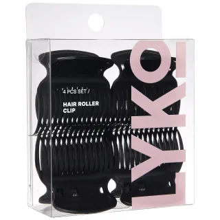 By Lyko Hair Roller Clips Black