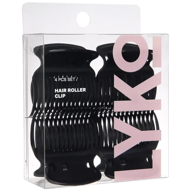 By Lyko Hair Roller Clips Black