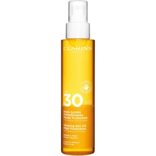 Clarins Glowing Sun Oil Body & Hair SPF 30