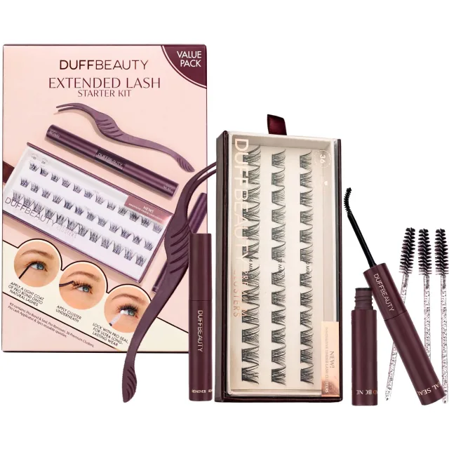 Duff Beauty Extended Lash Kit Black