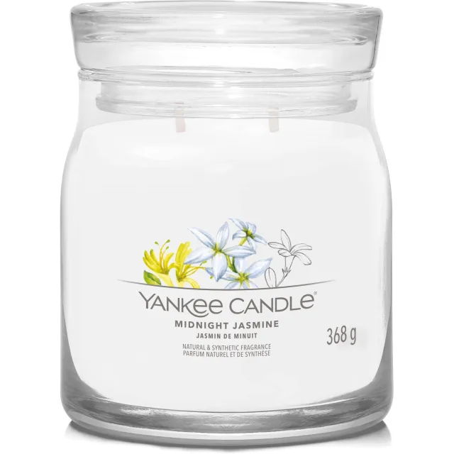 Yankee Candle Midnight Jasmine Signature Jar Medium