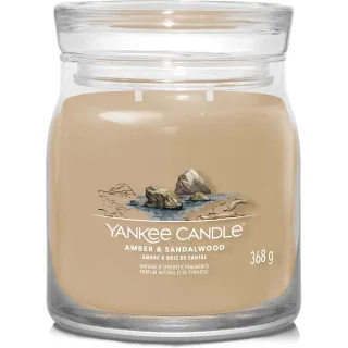 Yankee Candle Amber & Sandalwood Signature Jar Medium