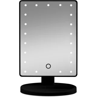 Gillian Jones Makeup Mirror With Led Light And Touch Function Black