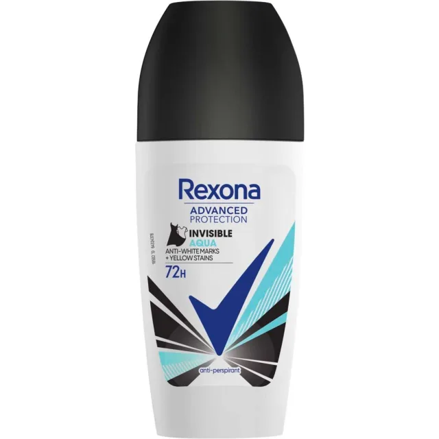 Rexona 72h Advanced Protection Invisible Aqua roll-on