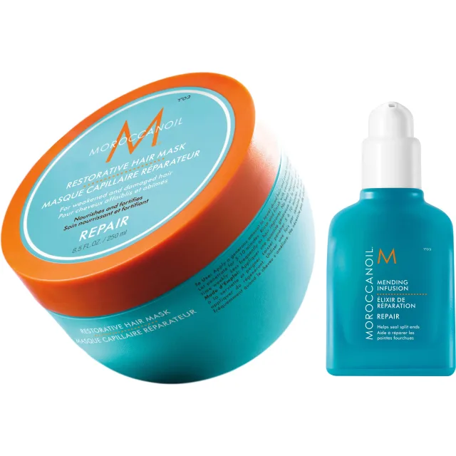 Moroccanoil Repair Bundle Hair Mask & Mending Infusion