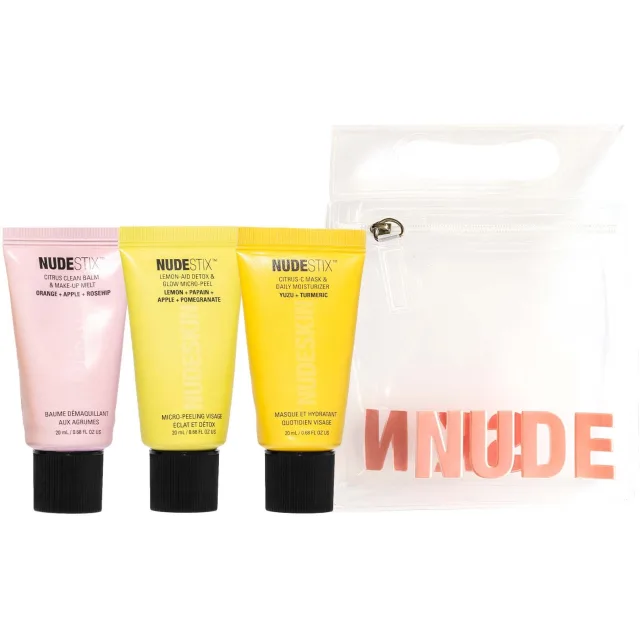 Nudestix 3-Step Citrus Skin Renewal - Makeup (Melt, Micro-peel, Moisturizer)
