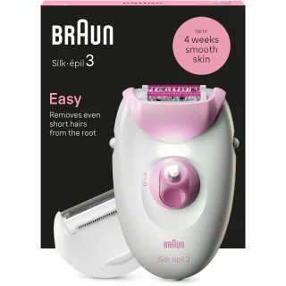 Braun Silk-épil 3 Corded Epilator For Hair Removal Weeks Of Smooth Skin