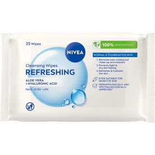 Nivea Rengöringsservetter ansikte Cleansing Wipes Refreshing