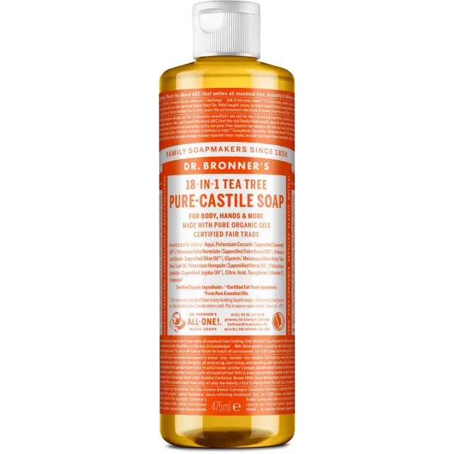 Dr. Bronner's Liquid Soaps Teatree
