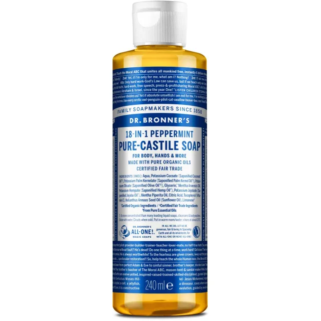 Dr. Bronner's Liquid Soaps Peppermint