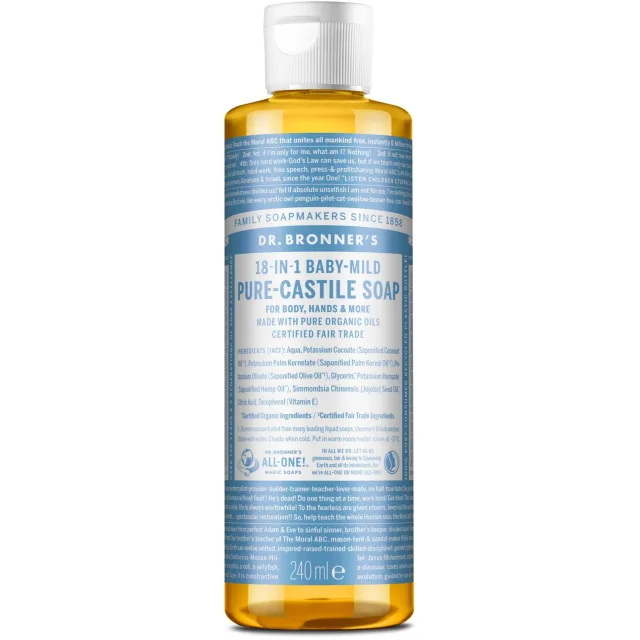 Dr. Bronner's Liquid Soaps Neutral- Mild