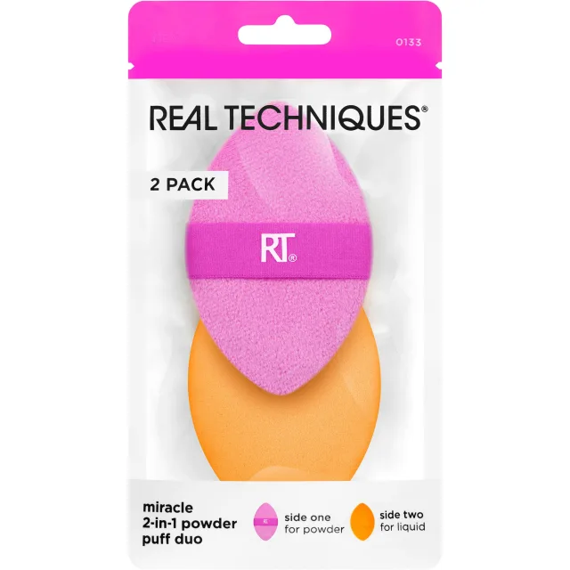 Real Techniques Miracle 2-in1 Powder Puff Duo