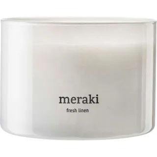 Meraki Fresh Linen Scented Candle Large